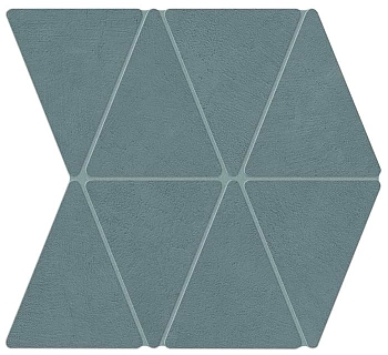 Мозаика Boost Natural Cobalt Mosaico Rhombus 33.8x36.7
